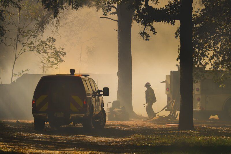 Firefighters extinguish structure fire in Perkins